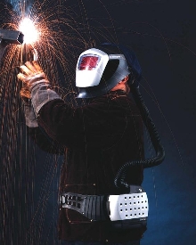 Welding Helmet provides clean, filtered air.