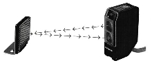 Single-Beam Sensor offers 35 ft range.