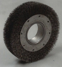 Wheel Brushes offer wide face.