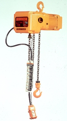Chain Hoists and Trolleys feature single-phase operation.