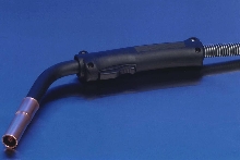 MIG Welding Gun comes with choice of nozzles.
