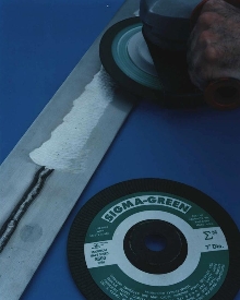 Grinding Wheels quickly remove heavy welds.