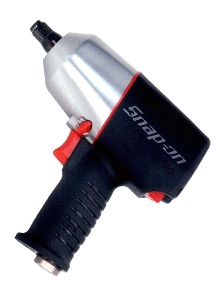 Impact Wrench has muffler for quiet operation.