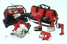 Combination Kit includes tools, light, and radio.