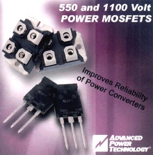 Power MOSFETs add to reliability of power converters.