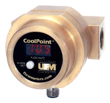 Flow Meter monitors water and coolants.
