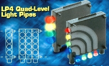 Light Pipes fit over standard SMD LEDs.