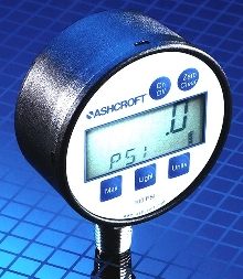 Digital Pressure Gauge provides 9 selectable units of measure.