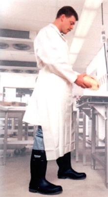 Protective Aprons utilize lightweight urethane material.