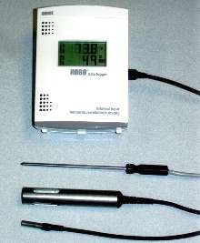 Data Logger tracks temperature and humidity.