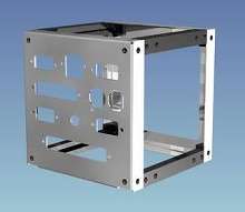 Card Cage accommodates non-standard PC/104 board spacing.