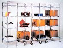 Overhead Track Storage System suits confined spaces.