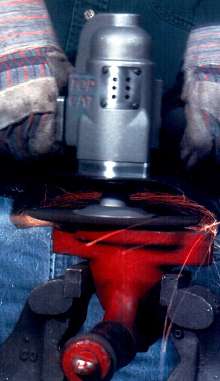 Grinder/Sander is designed for heavy-duty use.