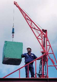 Roofing Hoist provides safe lifting of building materials.