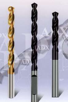 Drills feature TiAIN coating for improved wear resistance.