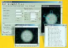 Machine Vision System incorporates vision software tools.