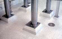 Floor and Wall System minimizes growth of mold and bacteria.