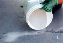 Concrete Repair Kit fixes cracks and gaps in minutes.