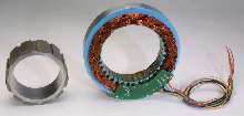 Brushless DC Kit Motor suits low voltage applications.