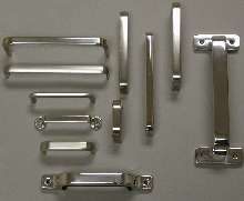 Pull Handles are constructed of stainless steel.