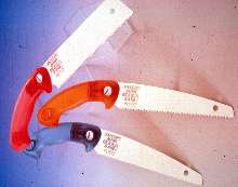 Saws have triple edged, 7 in. blades.