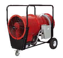 Blower Heaters offer high pressure air flow.