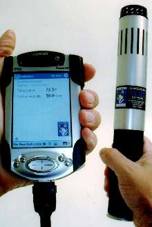 Relative Humidity Meter uses power of Pocket PC.