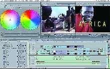Software enables professional video editing.