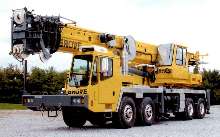 Truck Crane provides on-board reach of 200 ft .