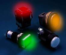 Illuminated Pushbuttons use bright LEDs.