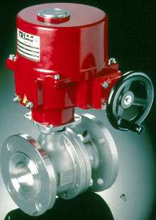 Ball Valve is packaged with actuator.