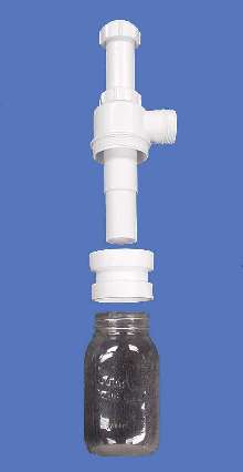 Bottle Trap features polyolefin adapter.