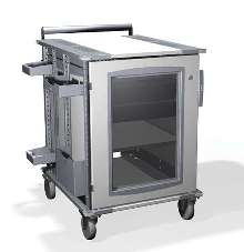 Enclosed Cart measures 24 x 28 in.