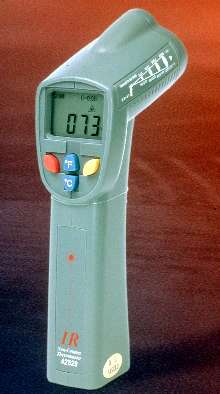 Infrared Thermometer reads to 600°F.