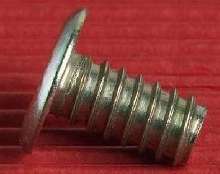 Fasteners combines benefits of rivets and screws.