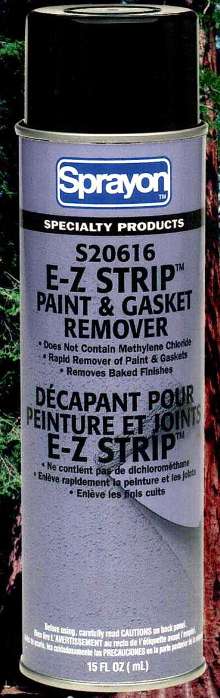 Paint and Gasket Remover contains no methylene chloride.