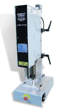 Spin Welder features touch screen control interface.