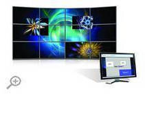 Video Wall Management Software aids display setup, organization.