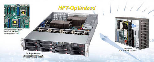 HFT-Optimized Servers accelerate low-latency applications.