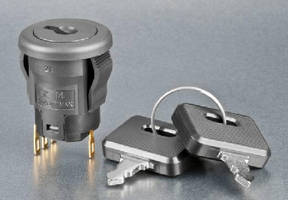 Miniature Anti-Static Keylock Switches feature snap-in design.