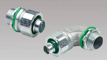 Flexible Conduit is available with steel liquid tight connectors.