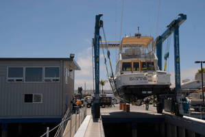 San Diego, California-Based Nielsen Beaumont Marine Inc. Purchases Marine Travelift 75 BFMII Mobile Boat Hoist