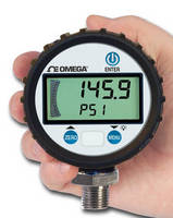 Digital Pressure Gauge features stainless steel wetted parts.