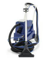 Mobile Steam Cleaner maintains carpeted sufaces in motels.