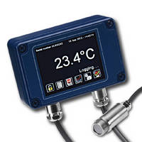 Miniature IR Temperature Sensor offers adjustable emissivity.