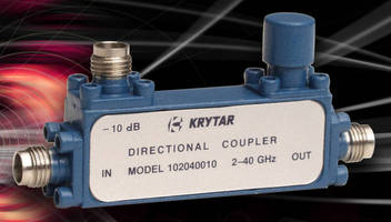 Directional Couplers cover 2.0 to 40 GHz frequency band.