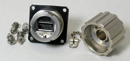 USB 2.0 Connectors provide IP67-rated interface.
