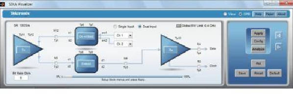 Oscilloscope Software enables serial data link analysis.