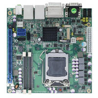 Mini-ITX Motherboard features Intel® Q77 Express chipset.