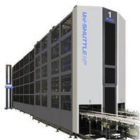 Automated Storage and Retrieval System handles 3,000 cases/hr.